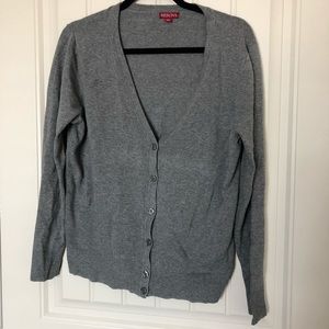 Gray Merona cardigan XL